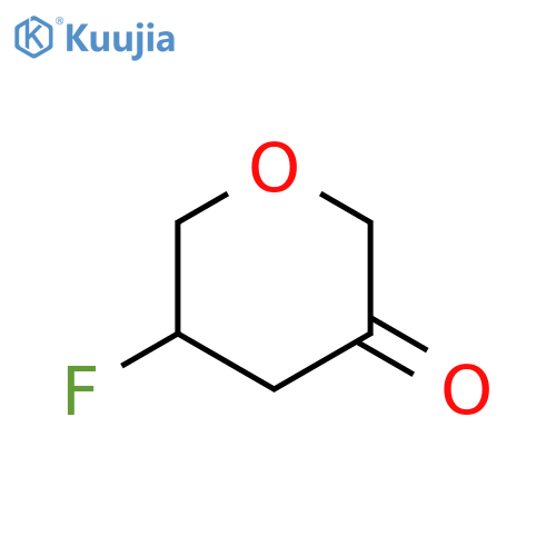 5-fluorooxan-3-one structure