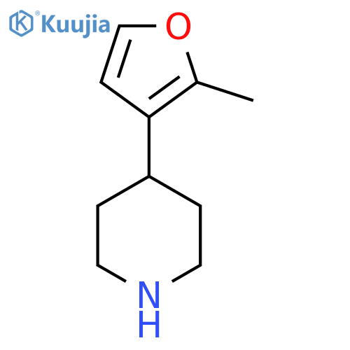 4-(2-methylfuran-3-yl)piperidine structure