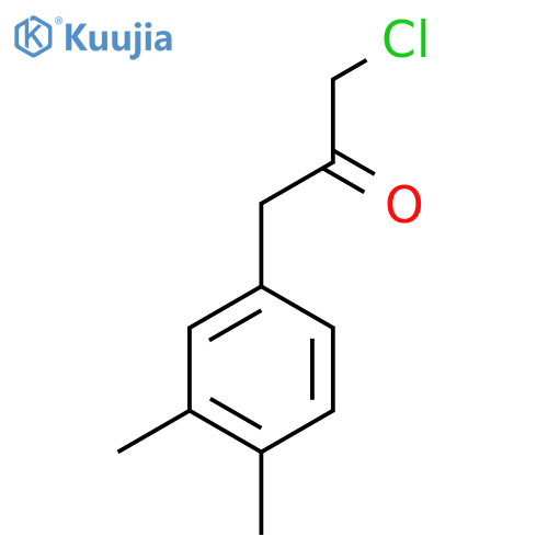 1-Chloro-3-(3,4-dimethylphenyl)propan-2-one structure