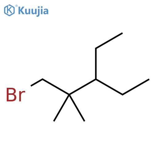 Pentane, 1-bromo-3-ethyl-2,2-dimethyl- structure