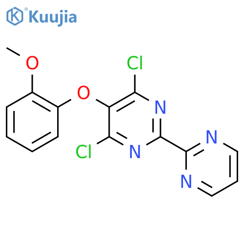 4,6-Dichloro-5-(2-methoxyphenoxy)-2,2’-bipyrimidine structure
