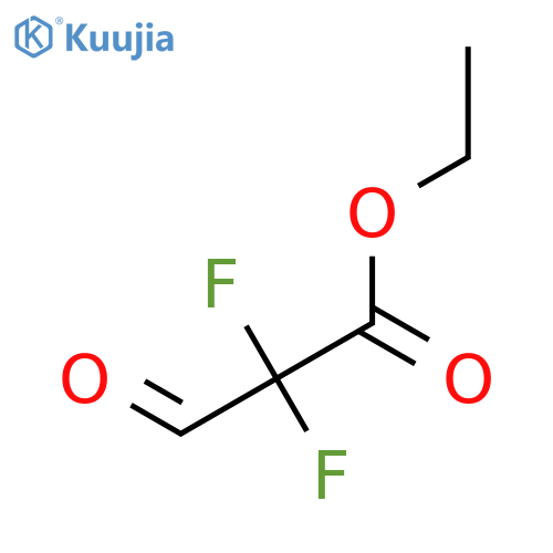 Propanoic acid, 2,2-difluoro-3-oxo-, ethyl ester structure
