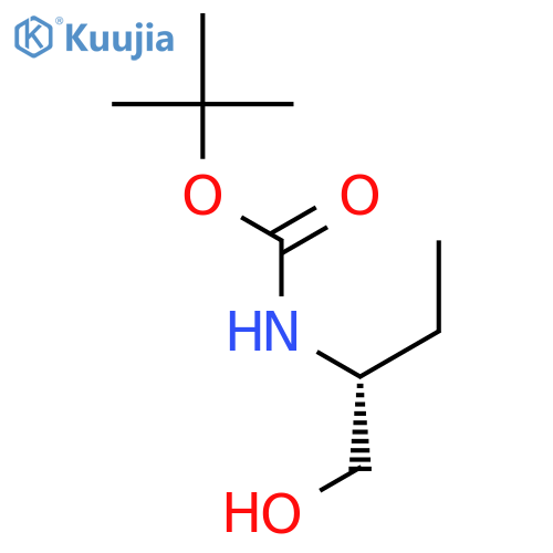 tert-butyl N-[(2R)-1-hydroxybutan-2-yl]carbamate structure