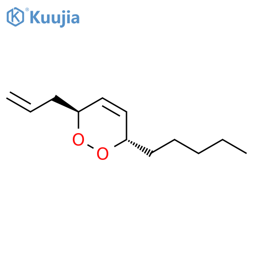 1,2-Dioxin, 3,6-dihydro-3-pentyl-6-(2-propenyl)-, (3S-trans)- structure