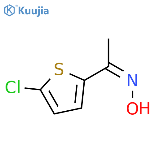 (1Z)-1-(5-Chloro-2-thienyl)ethanone oxime structure