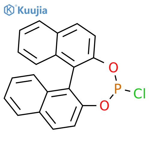 Dinaphtho[2,1-d:1',2'-f][1,3,2]dioxaphosphepin, 4-chloro-, (±)- structure