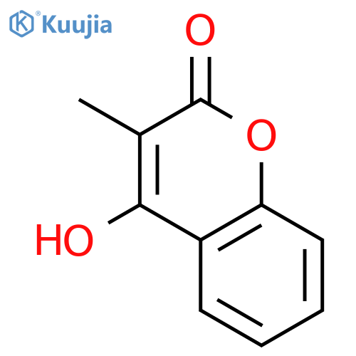 2H-1-Benzopyran-2-one,4-hydroxy-3-methyl- structure