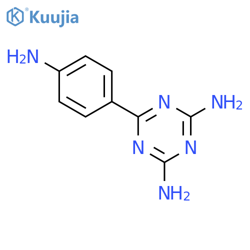 1,3,5-Triazine-2,4-diamine,6-(4-aminophenyl)- structure