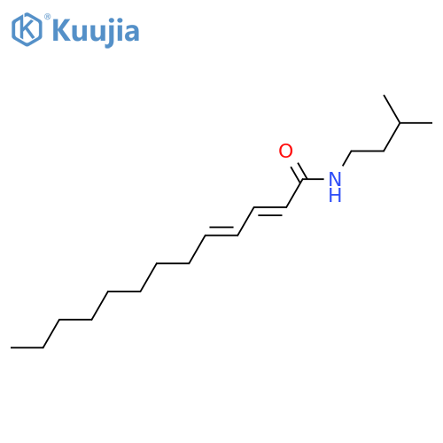 2,4-Tridecadienoic acid; (2E,4E)-form, 3-Methylbutylamide structure