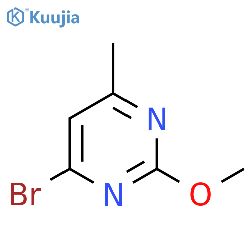 4-Bromo-2-methoxy-6-methylpyrimidine structure