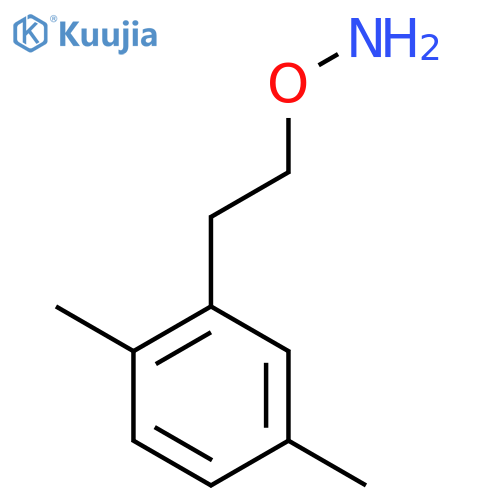 O-2-(2,5-dimethylphenyl)ethylhydroxylamine structure