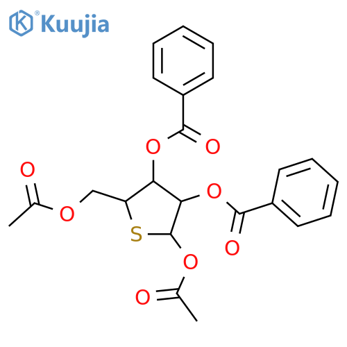 D-Xylofuranose,4-thio-, 1,5-diacetate 2,3-dibenzoate structure