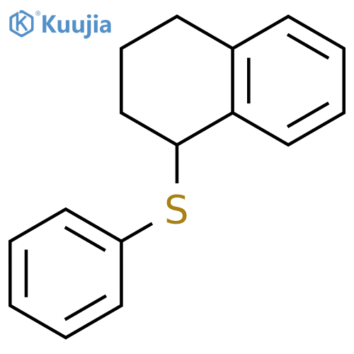 Naphthalene, 1,2,3,4-tetrahydro-1-(phenylthio)- structure
