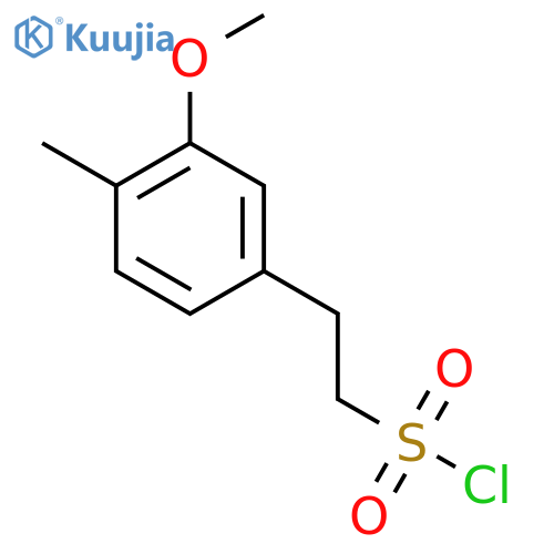 2-(3-methoxy-4-methylphenyl)ethane-1-sulfonyl chloride structure
