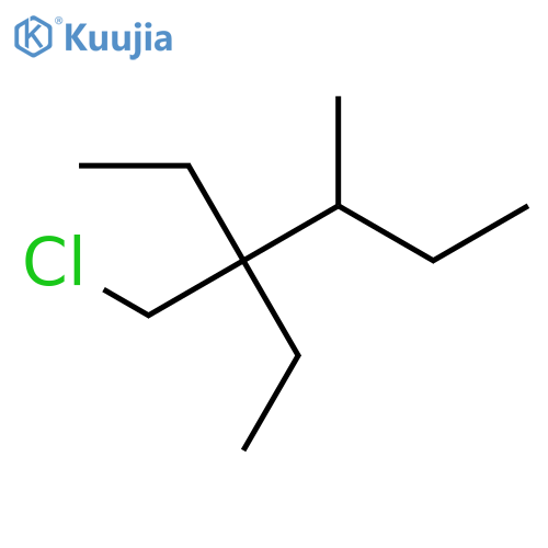 3-(Chloromethyl)-3-ethyl-4-methylhexane structure