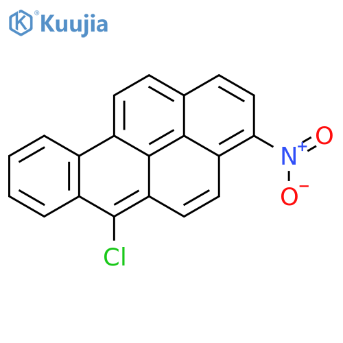 Benzo[a]pyrene, 6-chloro-3-nitro- structure