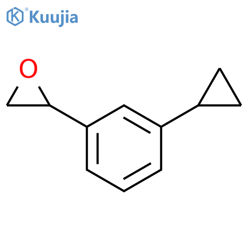 2-(3-cyclopropylphenyl)oxirane structure