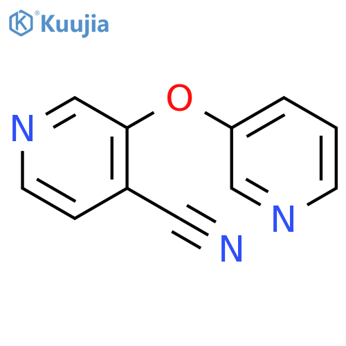 3-(pyridin-3-yloxy)pyridine-4-carbonitrile structure