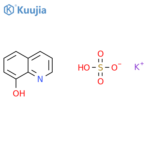 8-Hydroxyquinoline sulphate (2:1) monopotassium salt structure