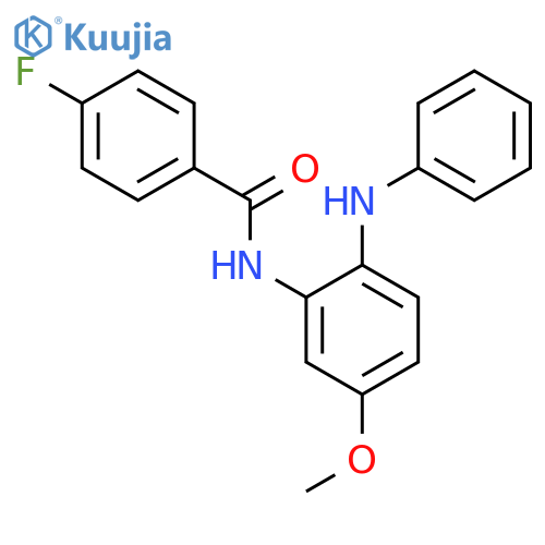 Benzamide, 4-fluoro-N-[5-methoxy-2-(phenylamino)phenyl]- structure