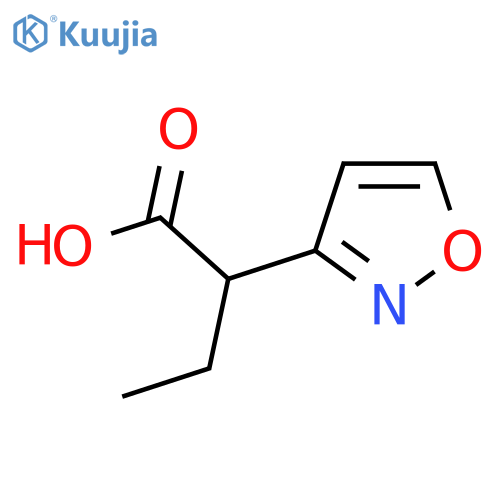 2-(1,2-oxazol-3-yl)butanoic acid structure