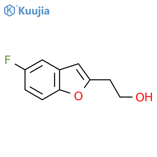 2-(5-Fluoro-1-benzofuran-2-yl)ethan-1-ol structure