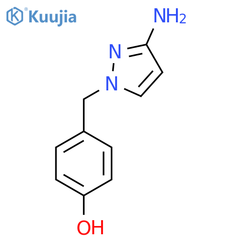 4-(3-amino-1H-pyrazol-1-yl)methylphenol structure
