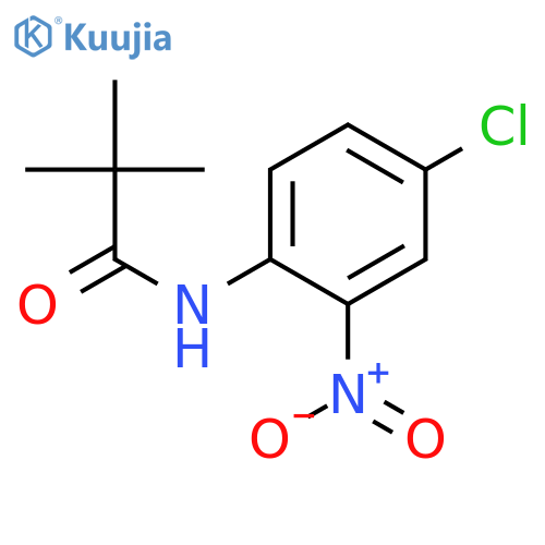 N-(4-Chloro-2-nitrophenyl)-2,2-dimethylpropanamide structure