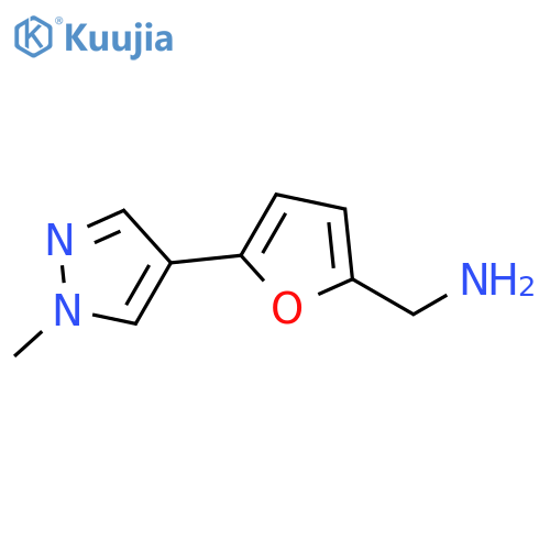 5-(1-methyl-1H-pyrazol-4-yl)furan-2-ylmethanamine structure