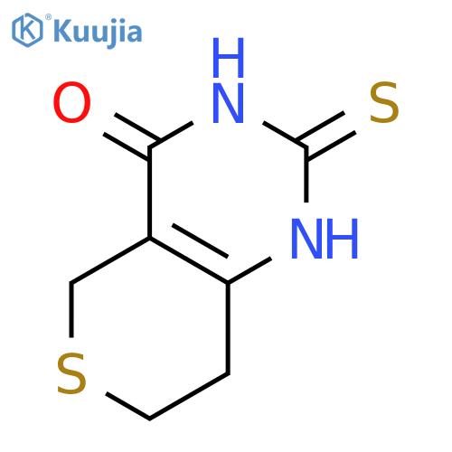 4H-THIOPYRANO[4,3-D]PYRIMIDIN-4-ONE, 1,2,3,5,7,8-HEXAHYDRO-2-THIOXO- structure