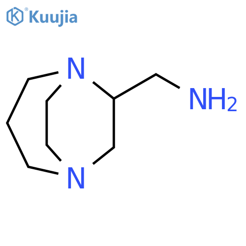 1,5-diazabicyclo3.2.2nonan-6-ylmethanamine structure