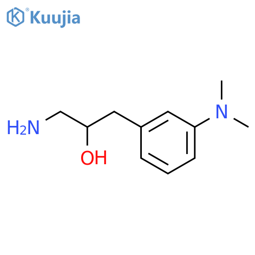 1-amino-3-3-(dimethylamino)phenylpropan-2-ol structure