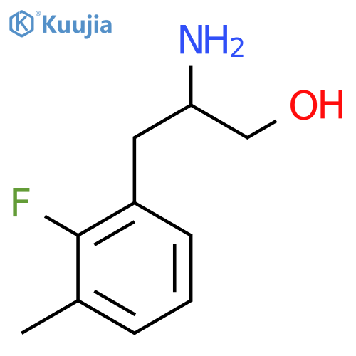 2-amino-3-(2-fluoro-3-methylphenyl)propan-1-ol structure