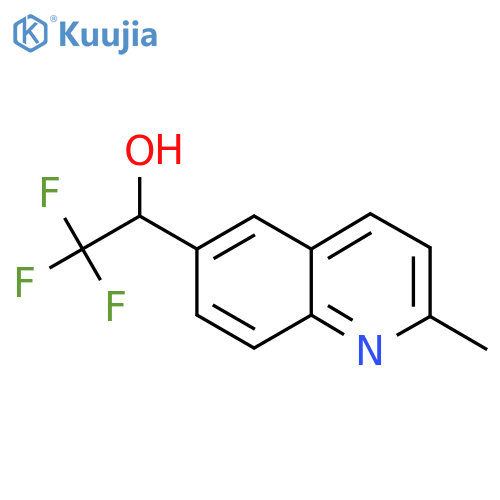 2,2,2-trifluoro-1-(2-methylquinolin-6-yl)ethan-1-ol structure
