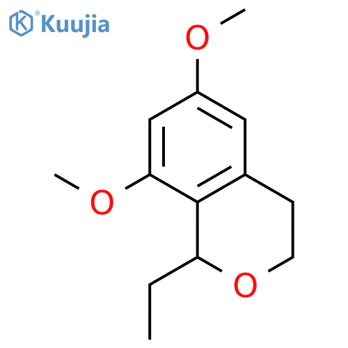 1H-2-Benzopyran, 1-ethyl-3,4-dihydro-6,8-dimethoxy-, (±)- structure