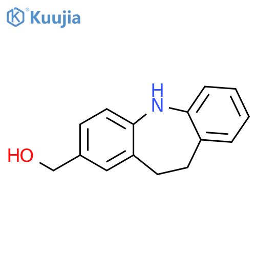 5H-Dibenz[b,f]azepine-2-methanol, 10,11-dihydro- structure