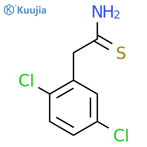 2-(2,5-dichlorophenyl)ethanethioamide structure