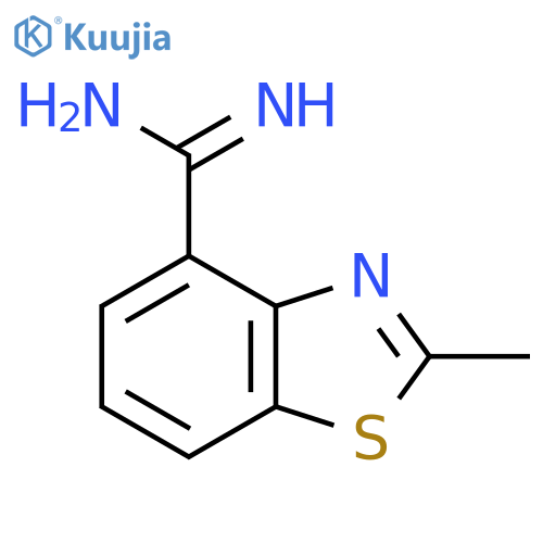 2-Methylbenzo[d]thiazole-4-carboximidamide structure