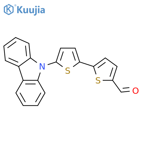 [2,2'-Bithiophene]-5-carboxaldehyde, 5'-(9H-carbazol-9-yl)- structure
