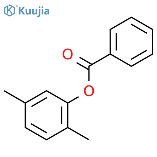Phenol, 2,5-dimethyl-,1-benzoate structure
