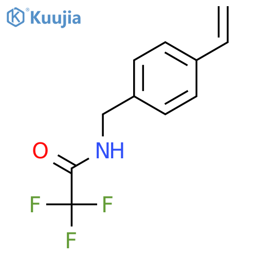 Acetamide, N-[(4-ethenylphenyl)methyl]-2,2,2-trifluoro- structure