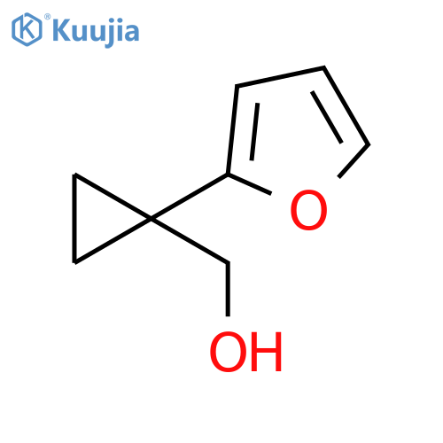 1-(furan-2-yl)cyclopropylmethanol structure