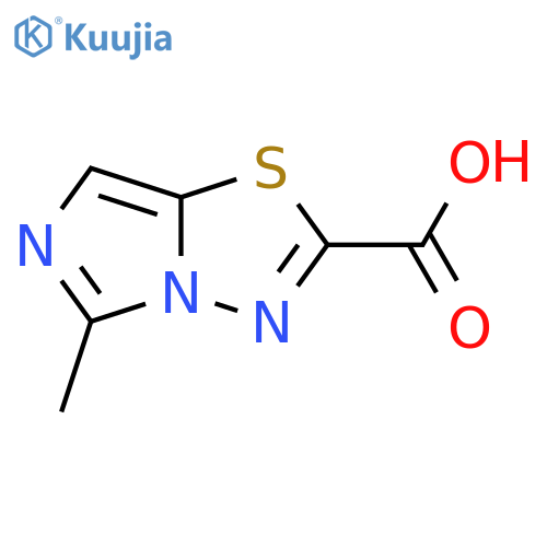 5-Methylimidazo[5,1-b][1,3,4]thiadiazole-2-carboxylic acid structure