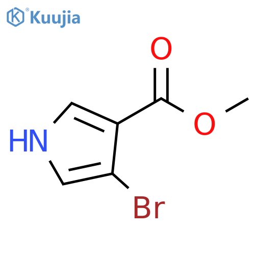 Methyl 4-Bromopyrrole-3-carboxylate structure