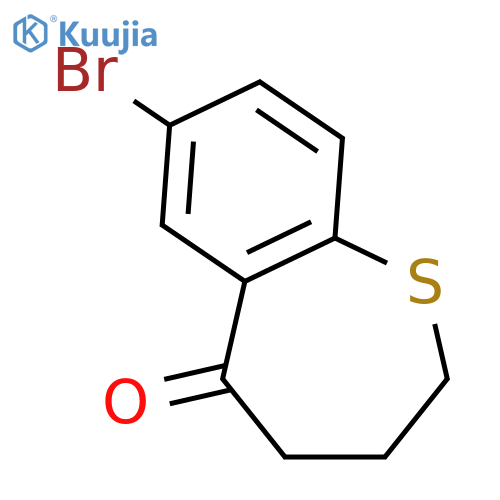 7-Bromo-3,4-dihydrobenzobthiepin-5(2h)-one structure