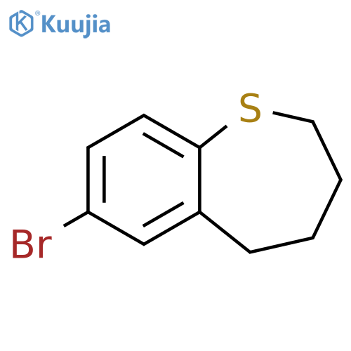 7-bromo-2,3,4,5-tetrahydro-1-benzothiepine structure