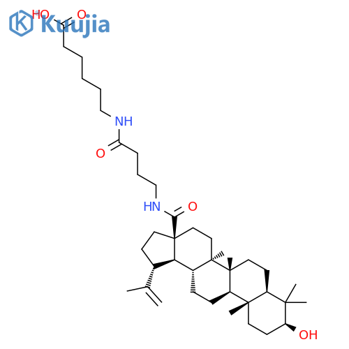 Hexanoic acid,6-[[4-[[(3b)-3-hydroxy-28-oxolup-20(29)-en-28-yl]amino]-1-oxobutyl]amino]-(9CI) structure