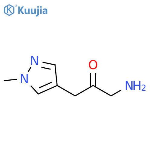 2-Propanone, 1-amino-3-(1-methyl-1H-pyrazol-4-yl)- structure