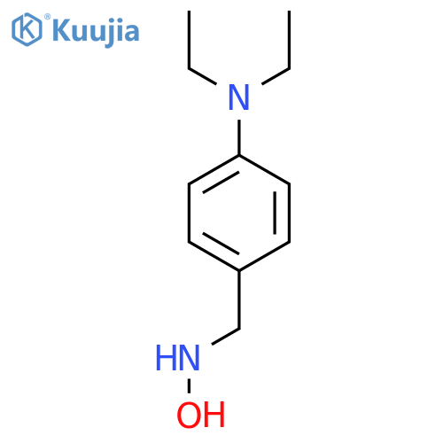 N,N-diethyl-4-(hydroxyamino)methylaniline structure