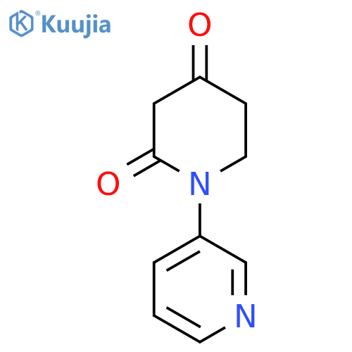 1-(Pyridin-3-yl)piperidine-2,4-dione structure